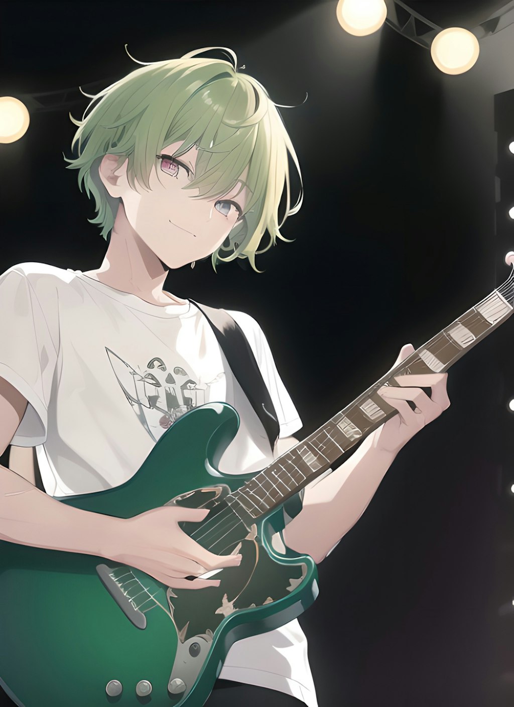 ギターを弾く男の子【01】