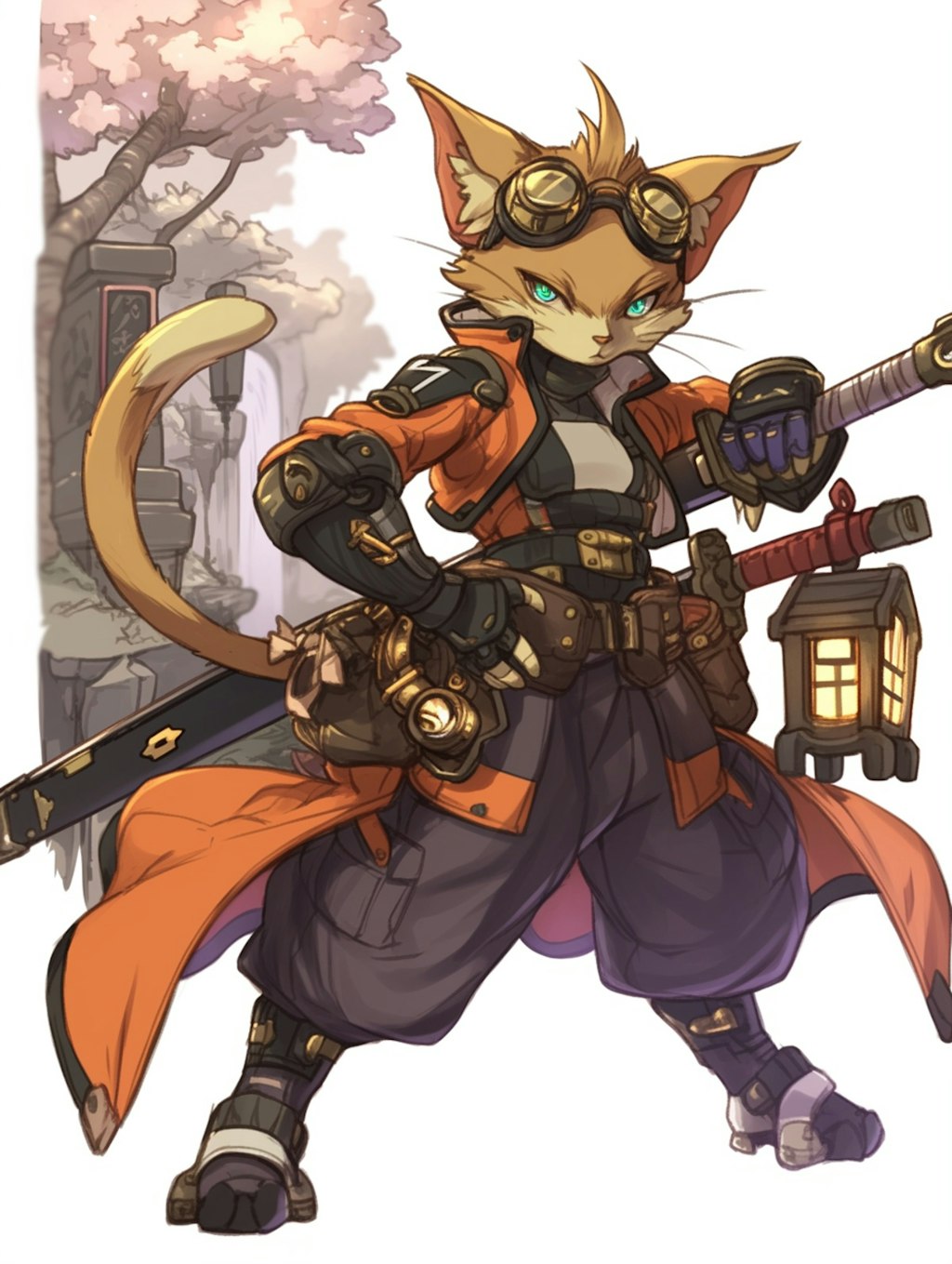 猫武士の未来冒険記/“Cat Samurai’s Future Adventure”