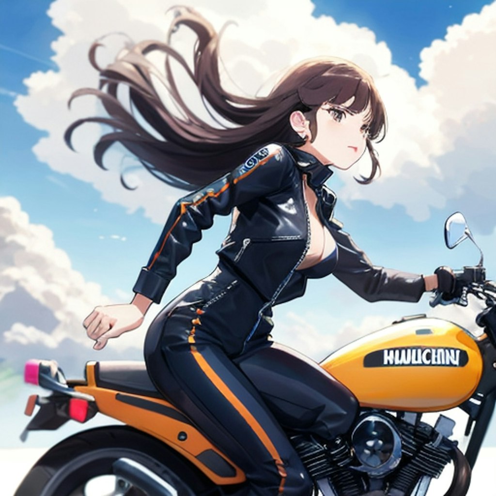 バイク好き彼女