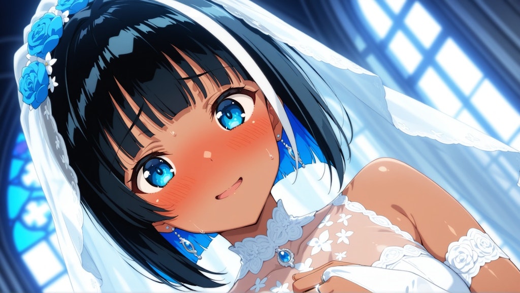 うちの子洋風ジューンブライド！