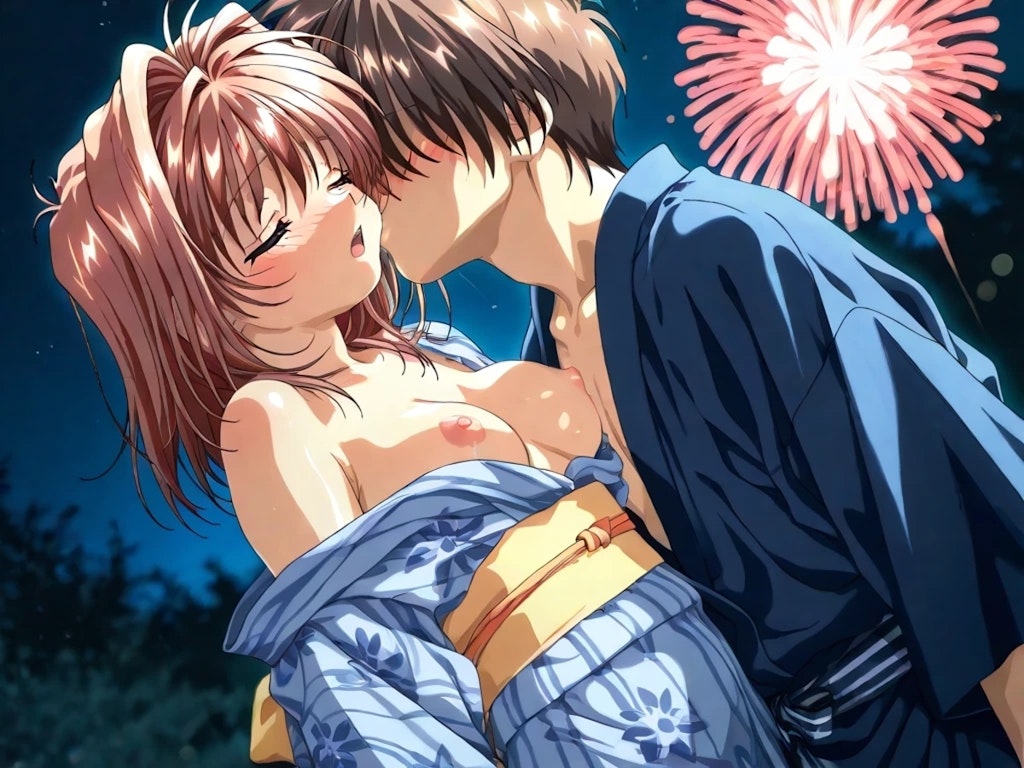 河〇理恵 (浴衣姿)(テニスウェア)