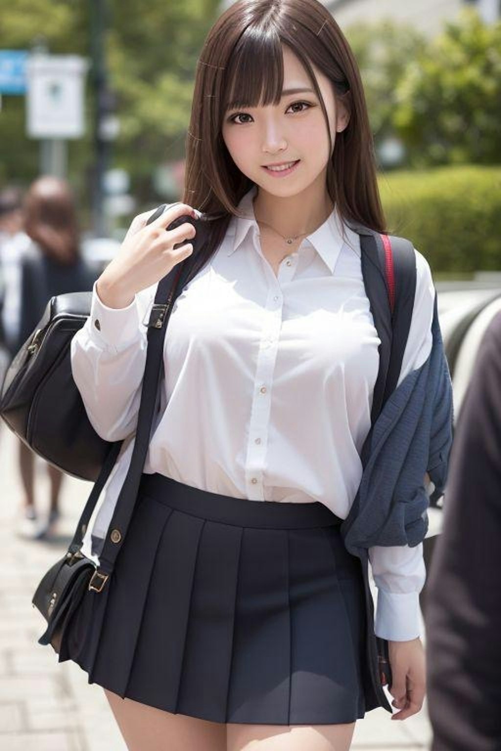 セーラー服通学中