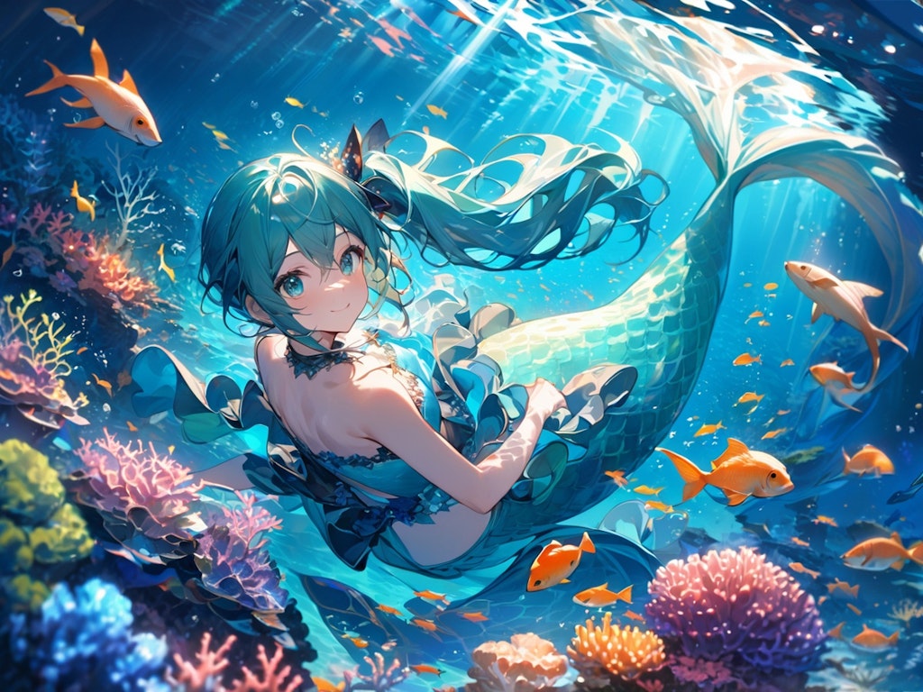 人魚になって【ボーカロイド・初音ミク】