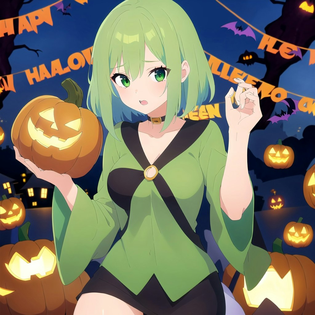 ハロウィンコスプレの可愛い子