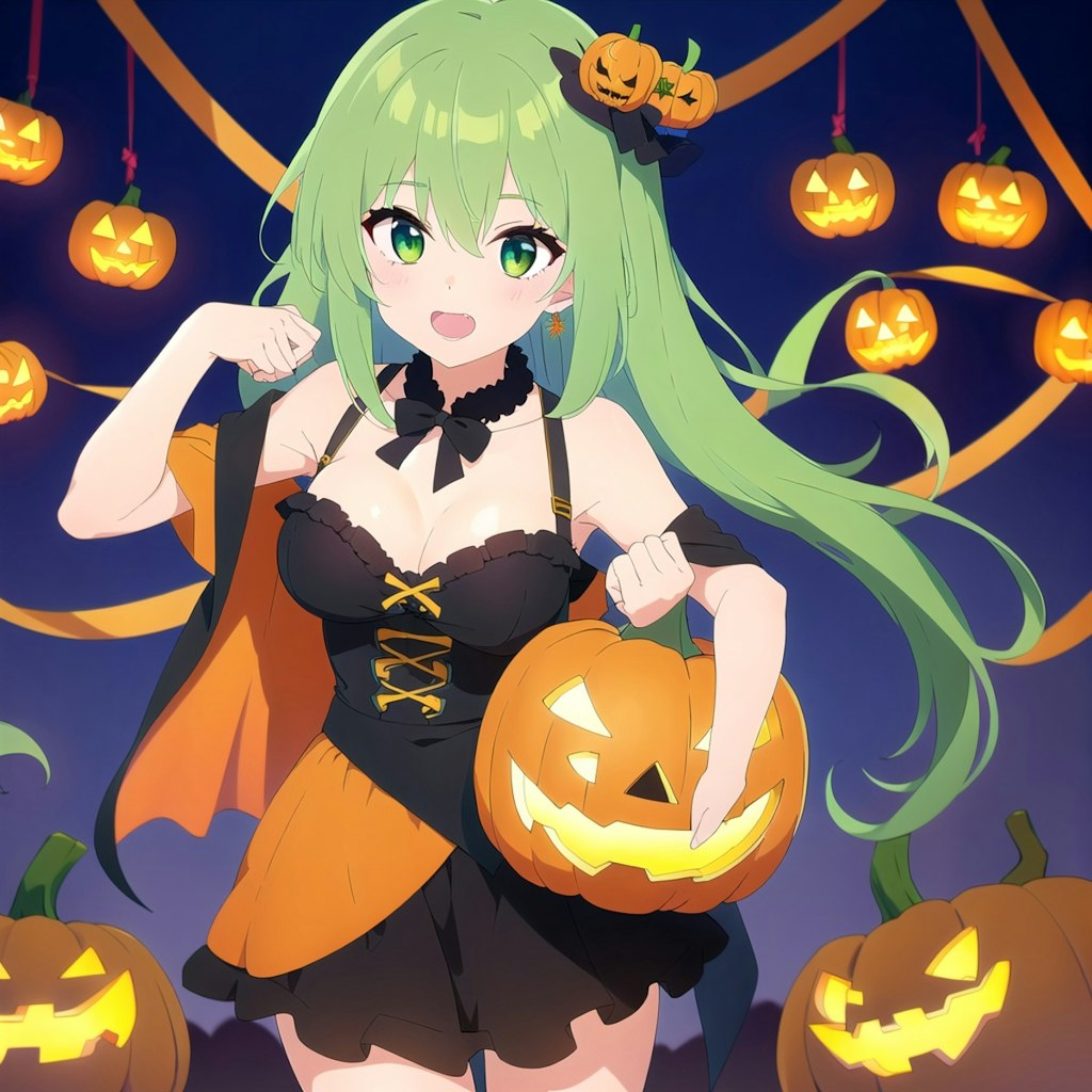 ハロウィンコスプレの可愛い子