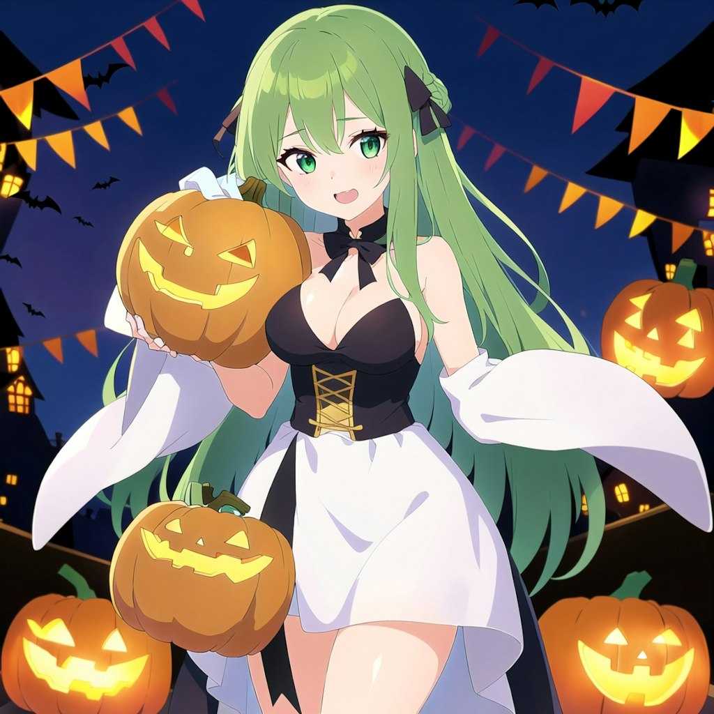 ハロウィンコスプレの可愛い子