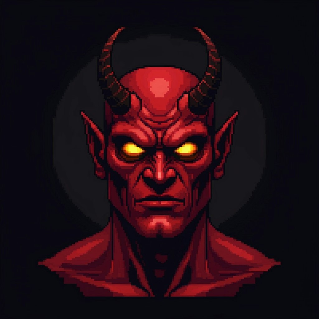 悪魔のドット絵