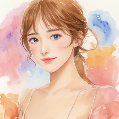 Watercolor teen