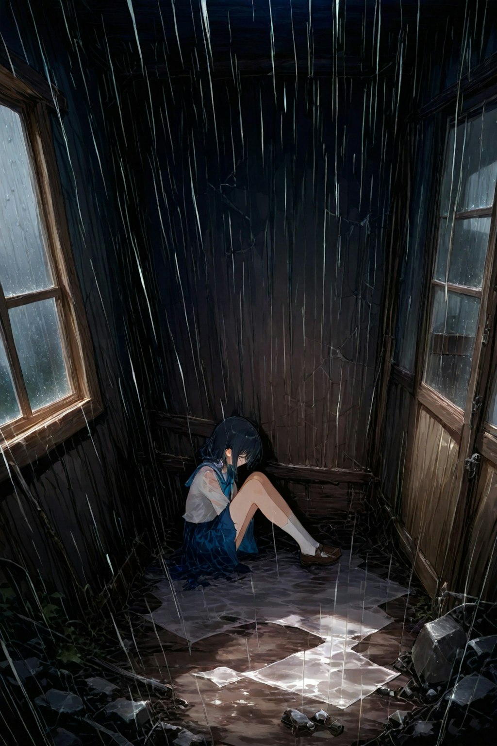 She is an introvert.  prefer spending time alone.