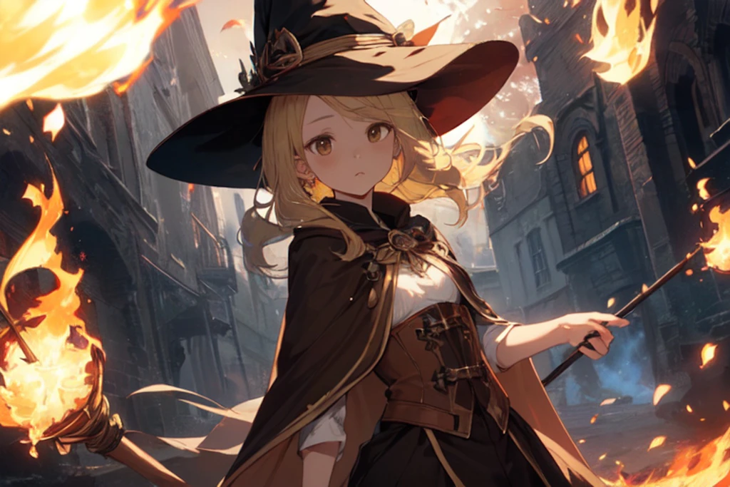 火の魔法(物理的) | chichi-pui(ちちぷい)AIイラスト専用の投稿&生成サイト