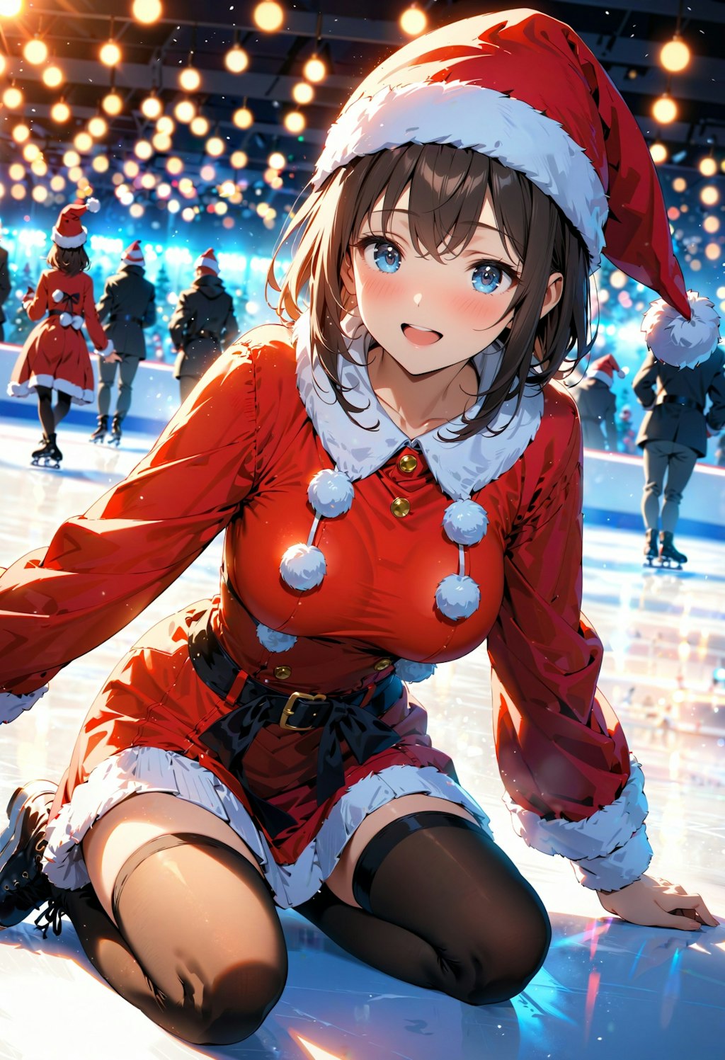 今日はスケートの日。クリスマス　その２