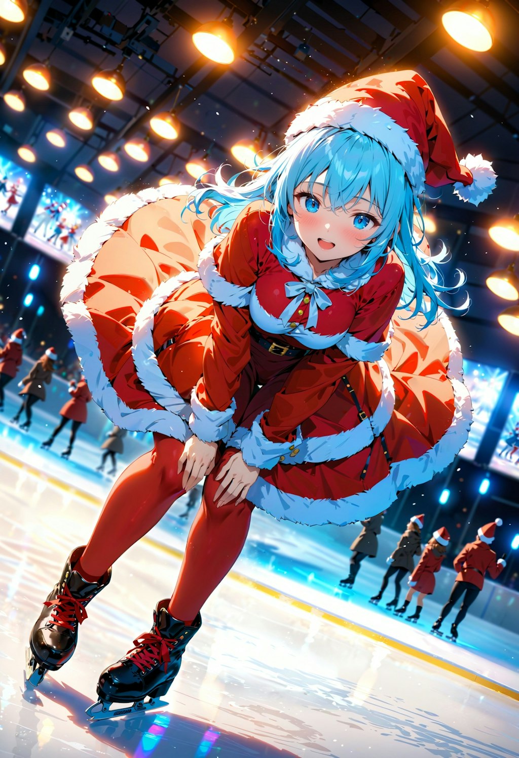 今日はスケートの日。クリスマス　その２