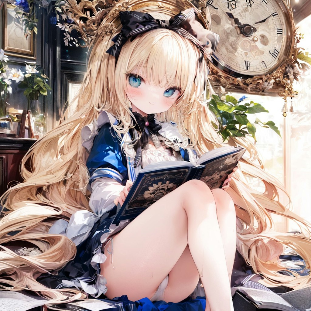 金髪読書