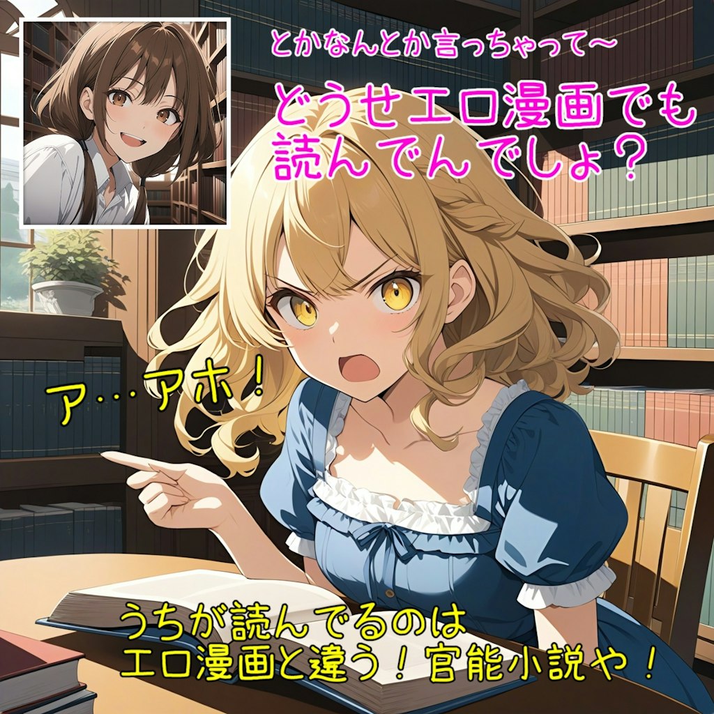 何読んでるの？ (台詞あり 2～7枚目)