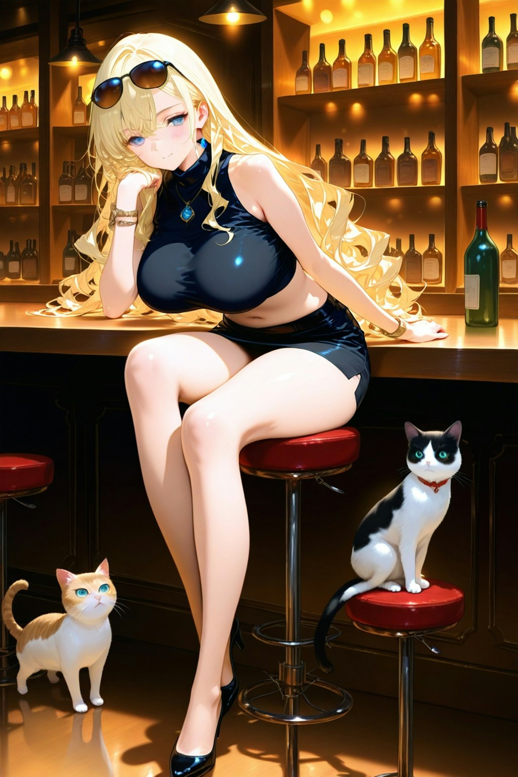 猫とバー