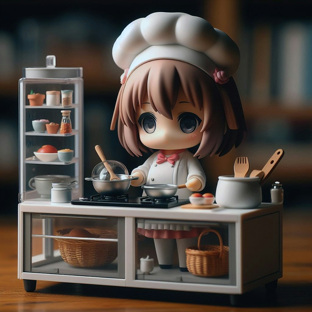 ねんどろいどキッチン (お料理がんばる⑤)