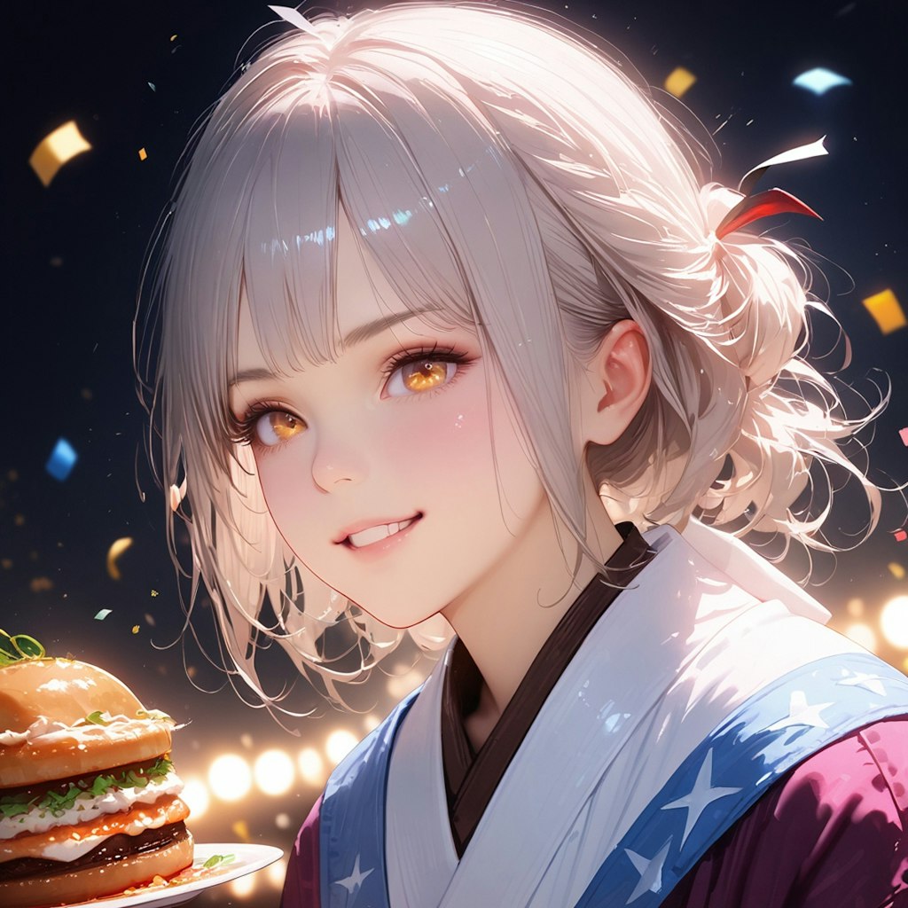 唐揚げバーガー🍔