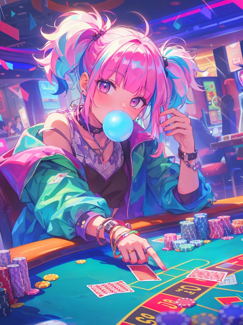 Chewing gambler