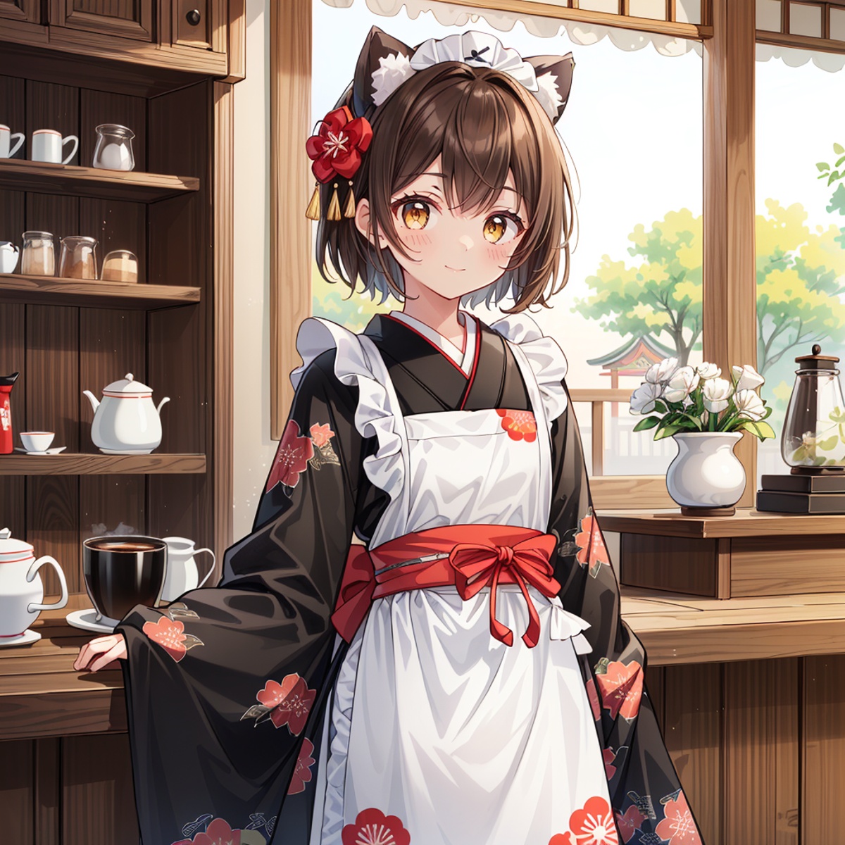 猫娘のAIイラスト 696件 | chichi-pui（ちちぷい）AI画像専用の投稿＆生成サイト