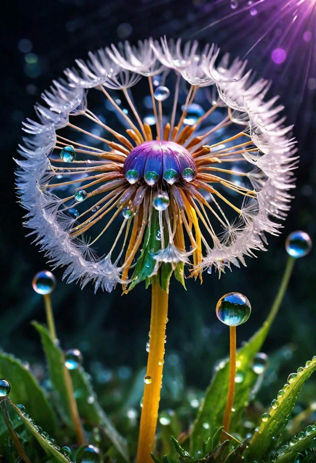 dandelion fluff