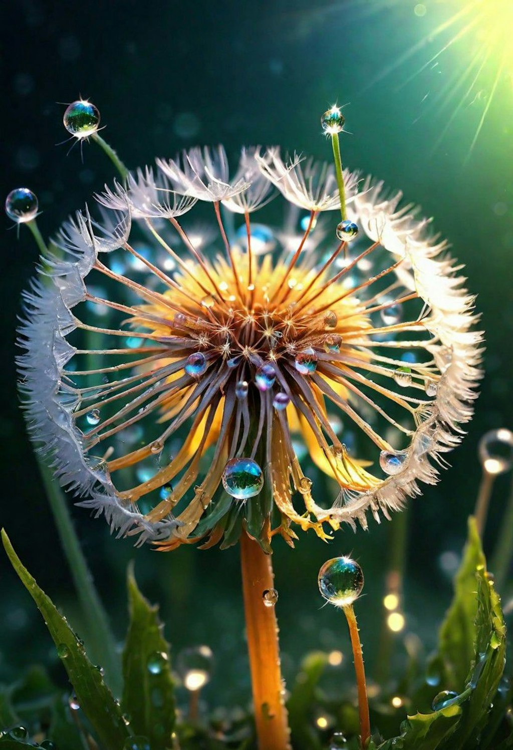 dandelion fluff