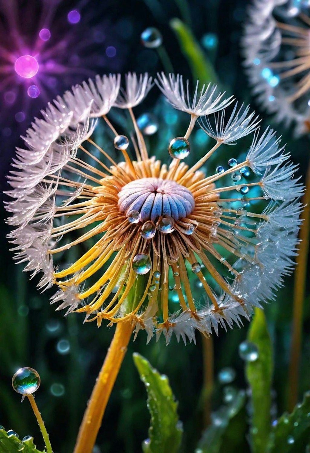 dandelion fluff