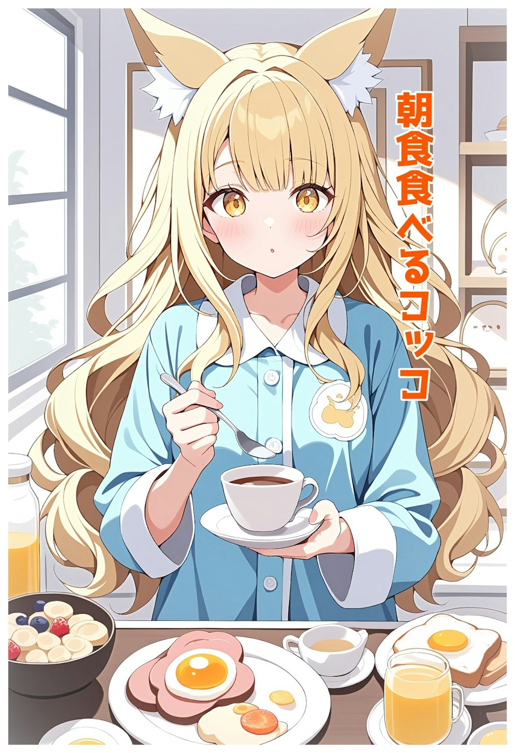 小説『朝食食べるコッコ』【ニャンノ世界】