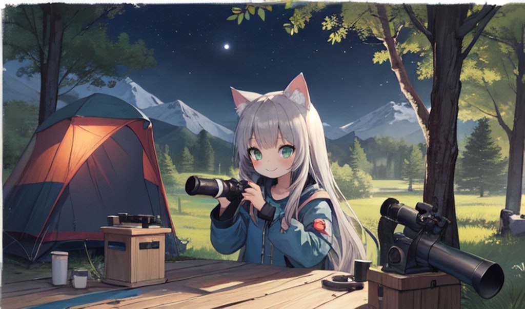 組み立て中🌳⛺