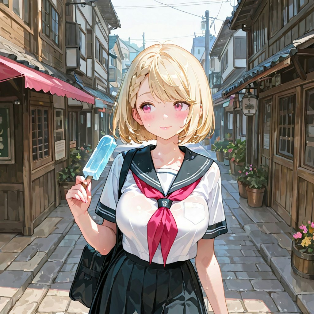 JKと汗　①