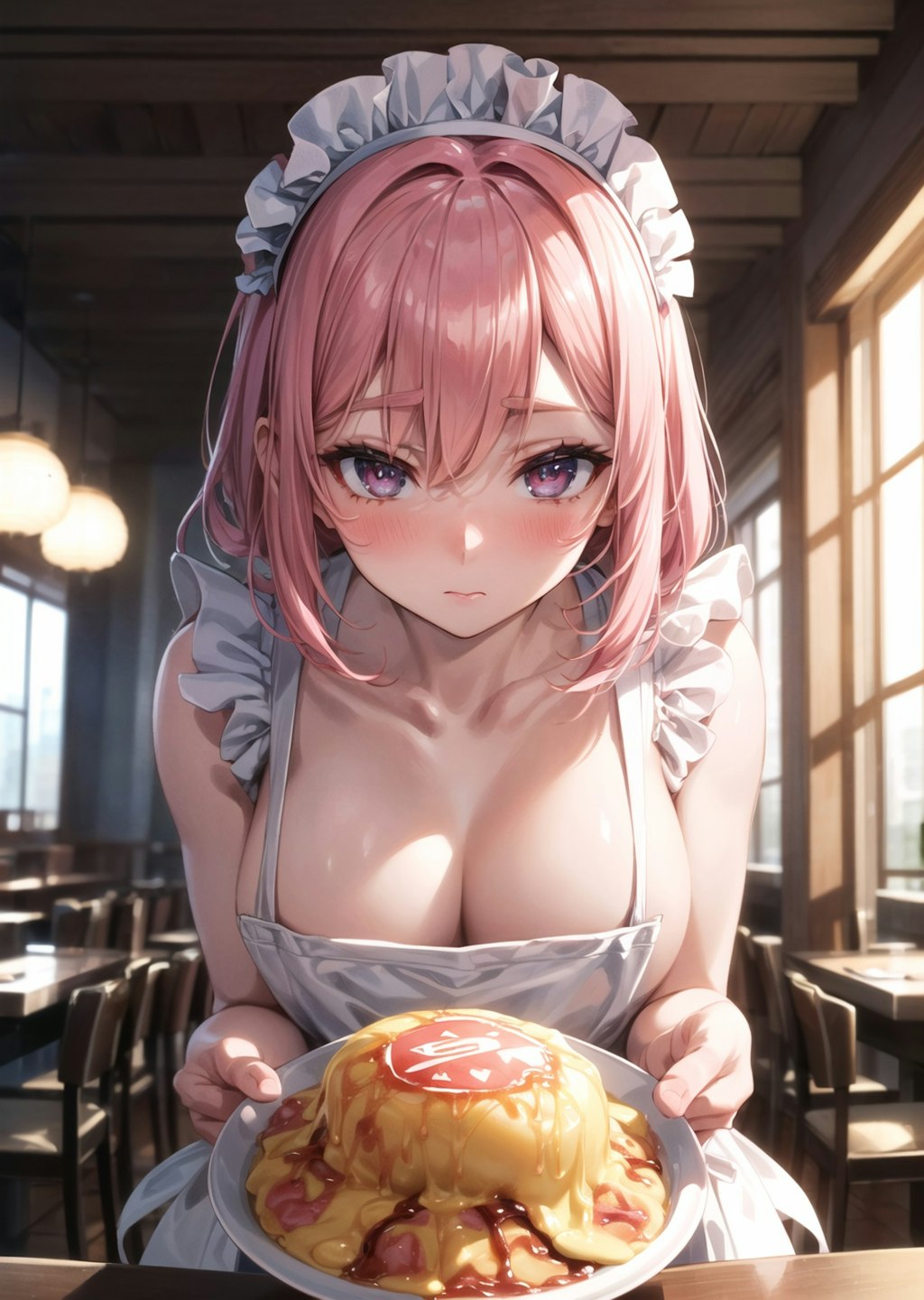 naked apron maid café