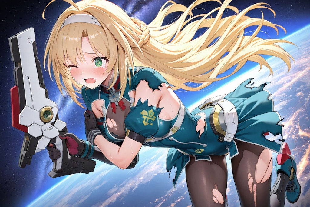 武装オリシアちゃん　大ピンチ‼︎