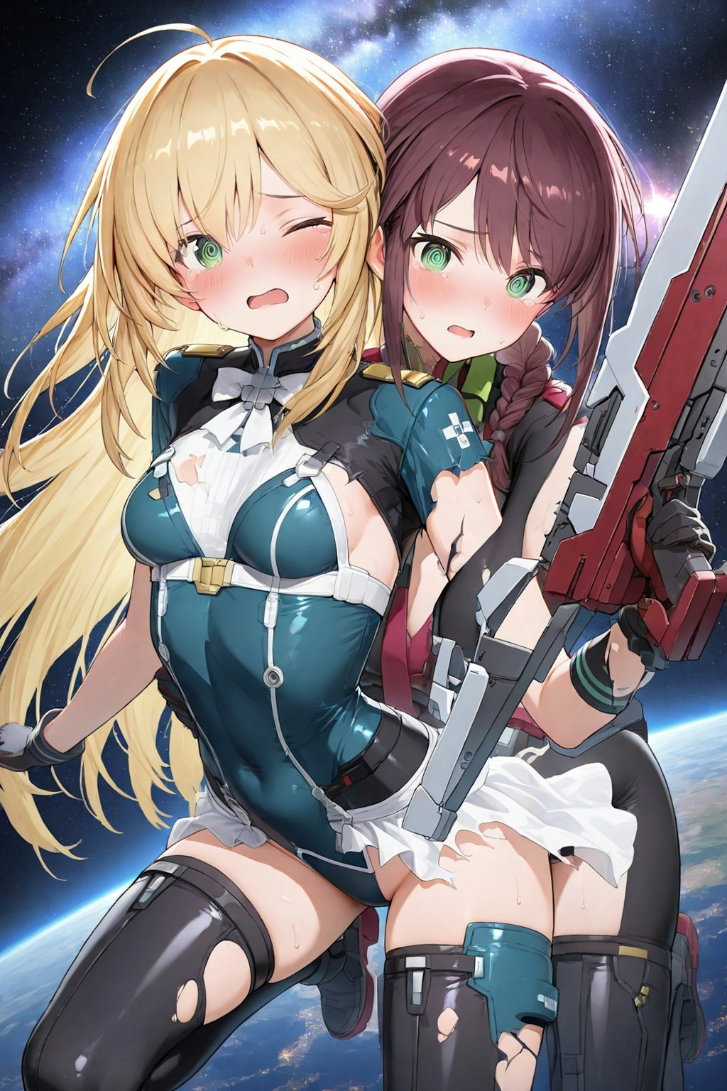 武装オリシアちゃん　大ピンチ‼︎