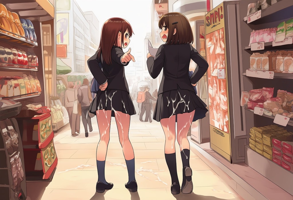 後ろからぶっかけたらバレた