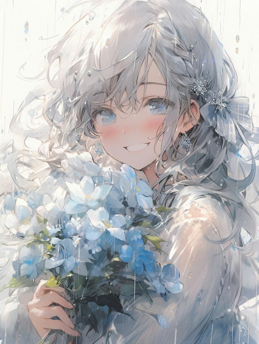 Blue flower