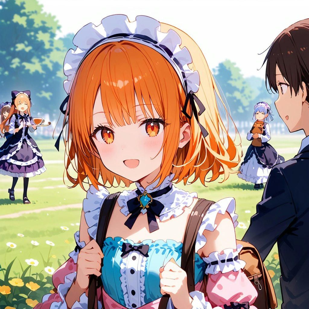 れもちゃんの後ろにいた女の子