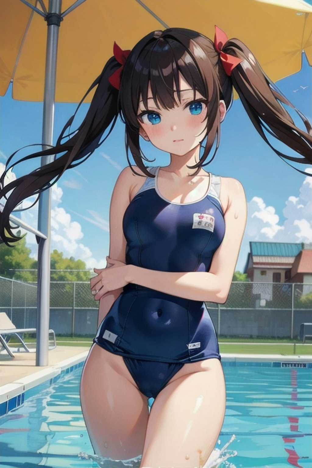 スク水の女の子