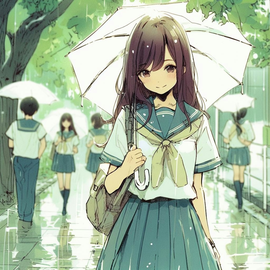 雨の公園