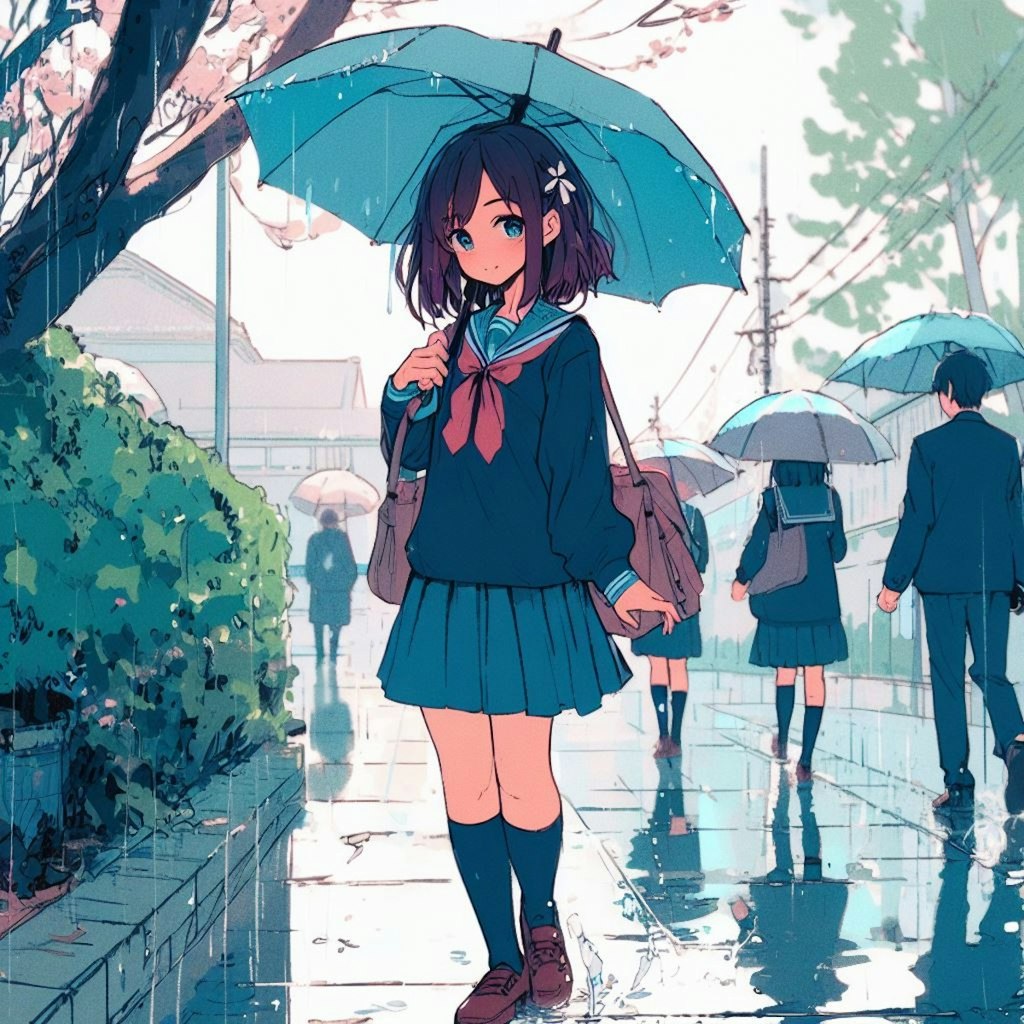 雨の公園