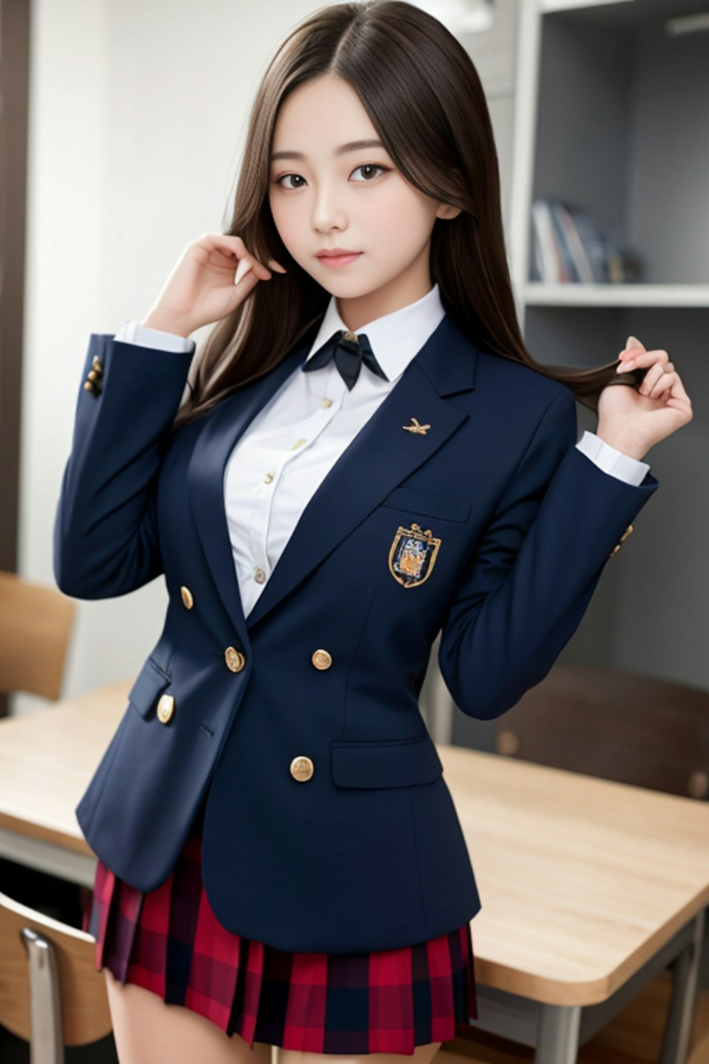 制服女子