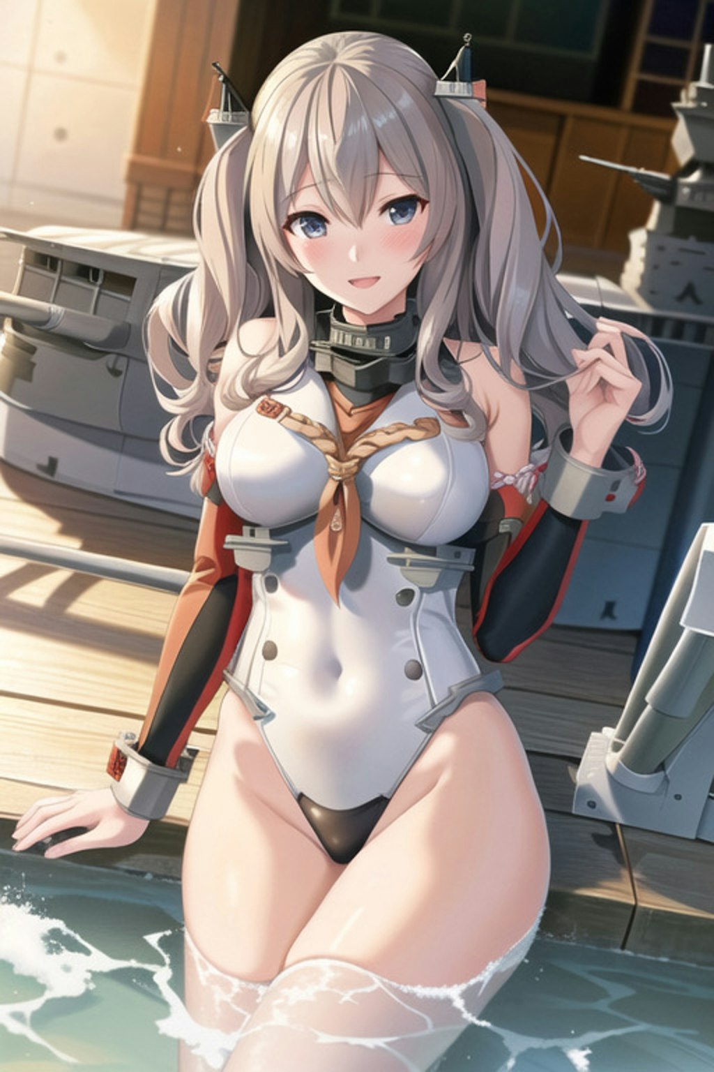 艦隊これくしょんの艦娘似の美女