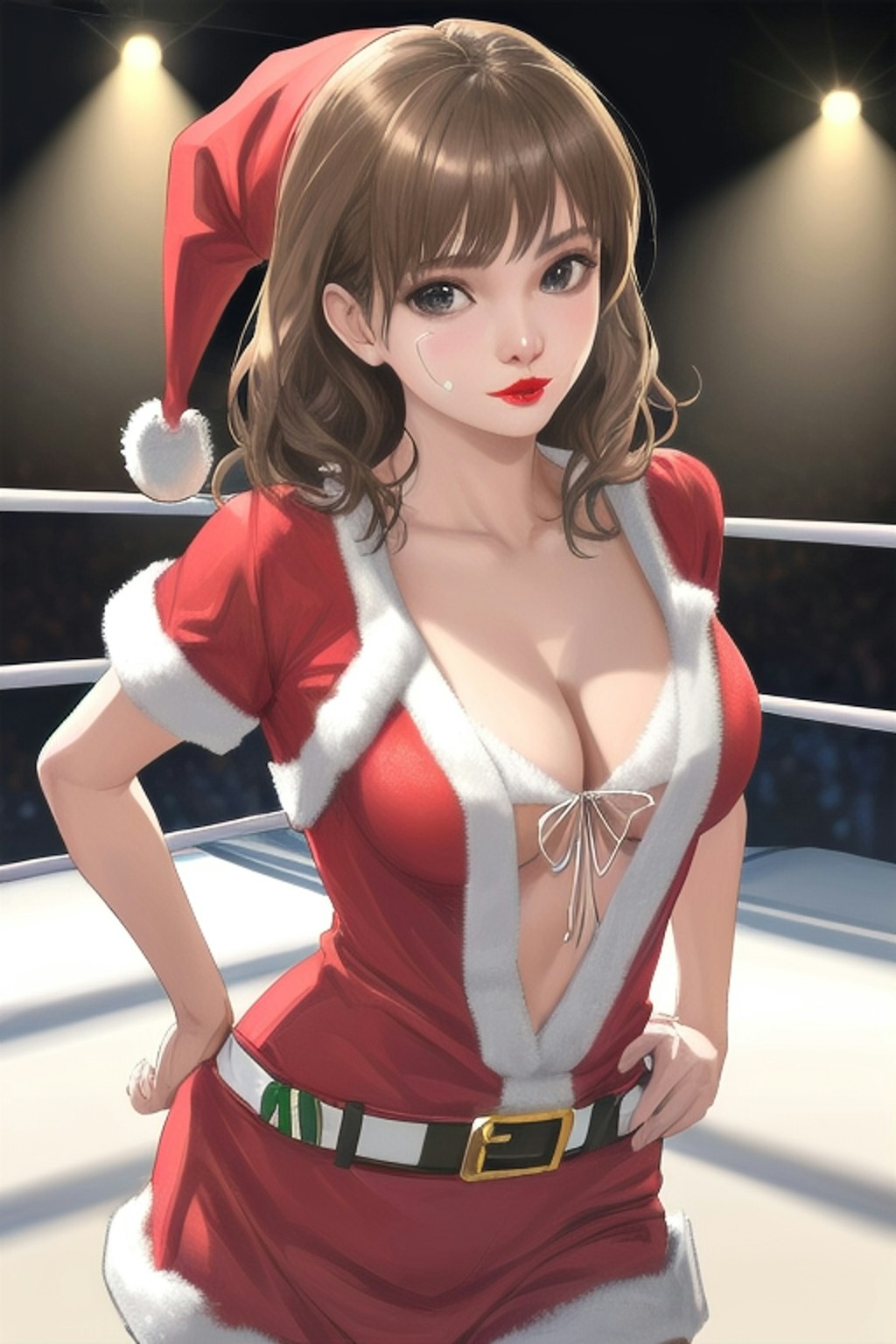 サンタクロース女子プロレスラー