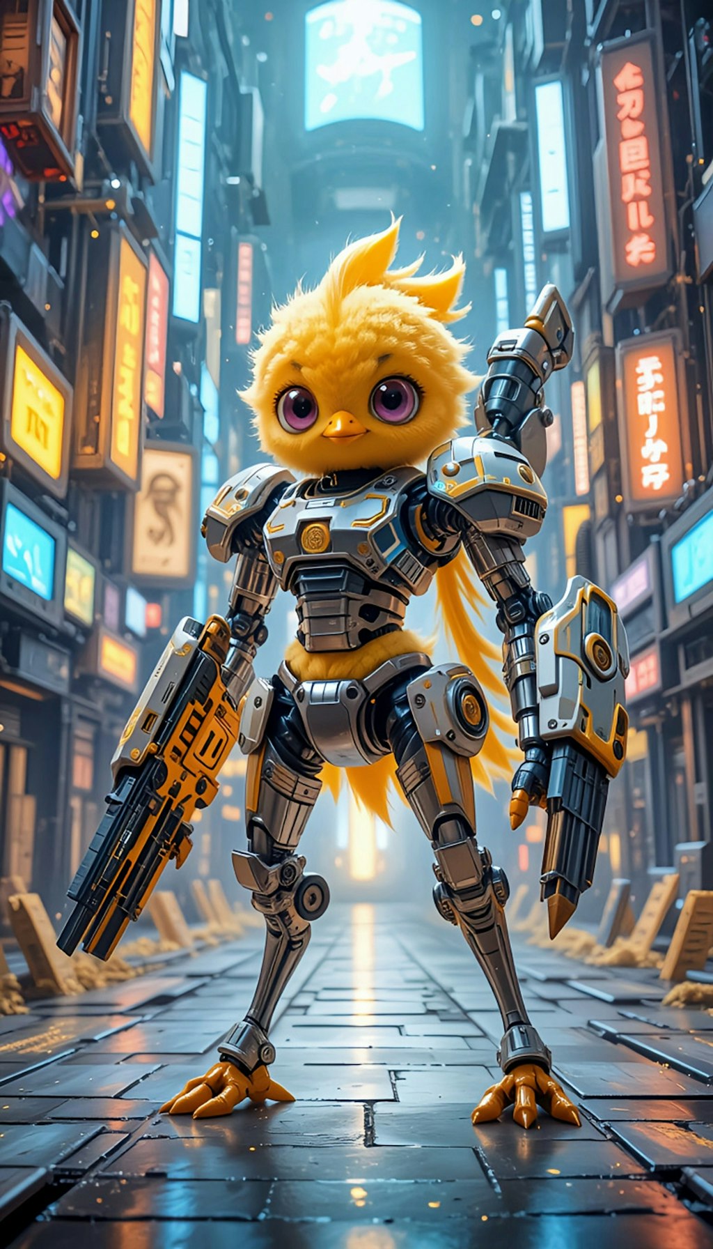 サイバーパンクなぴよちゃん
