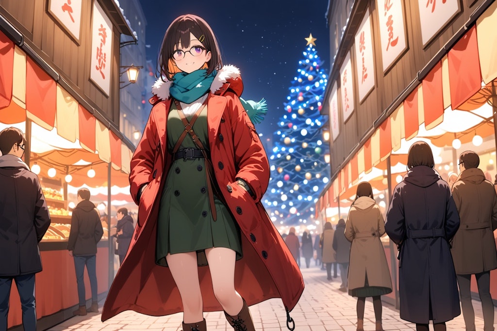 メガネちゃん👓のクリスマス🎄🎅🎁✨