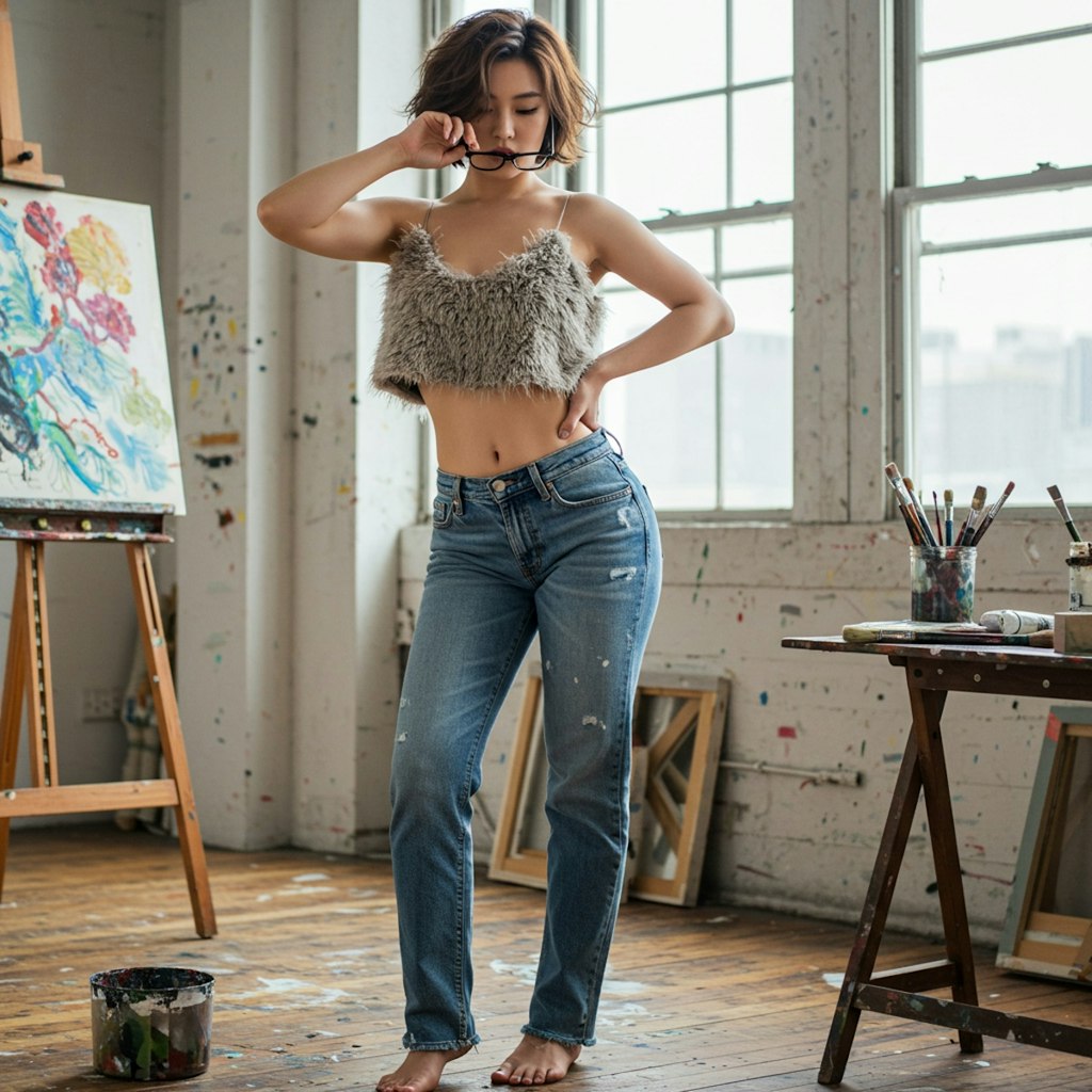 豊満女