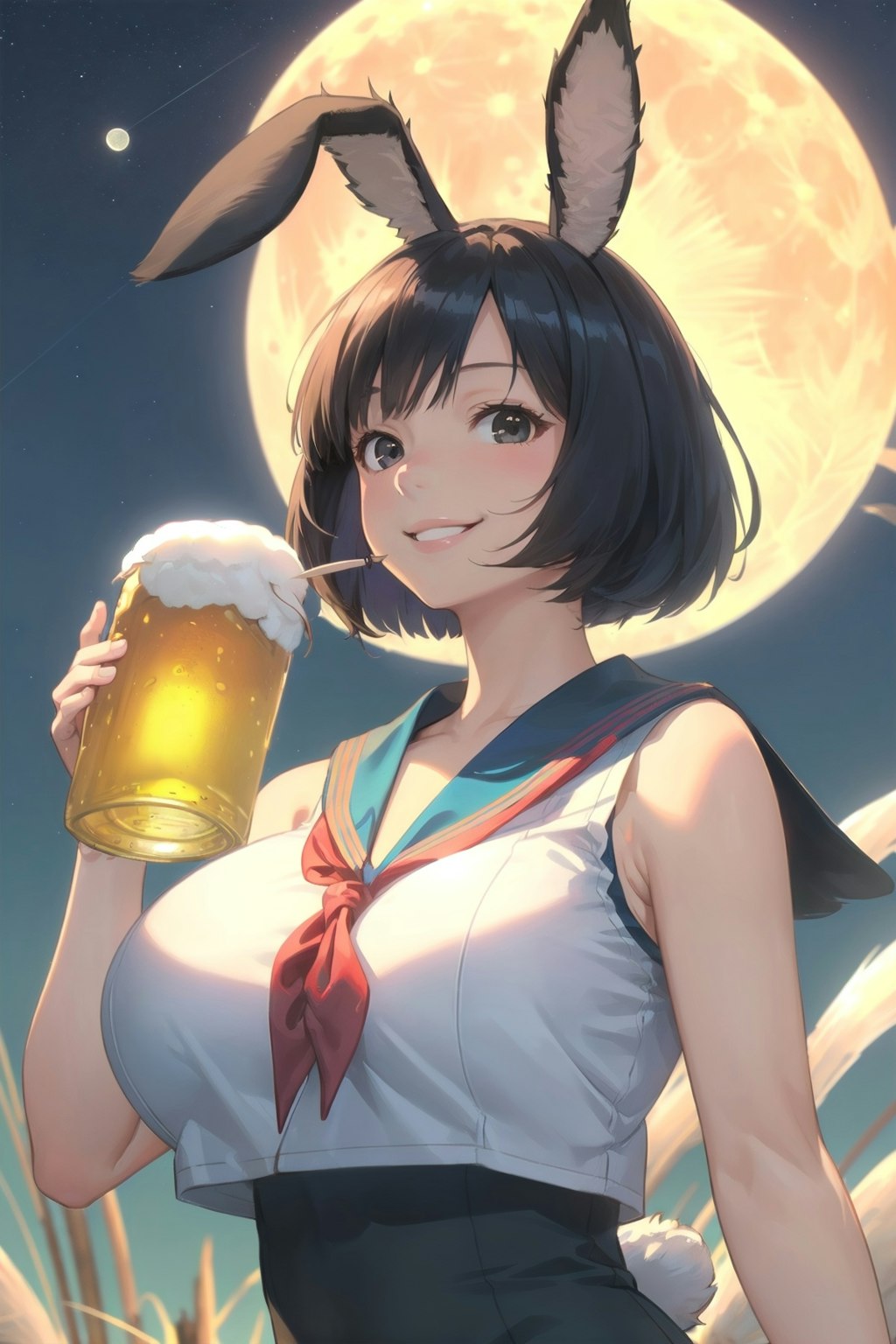 満月に乾杯！