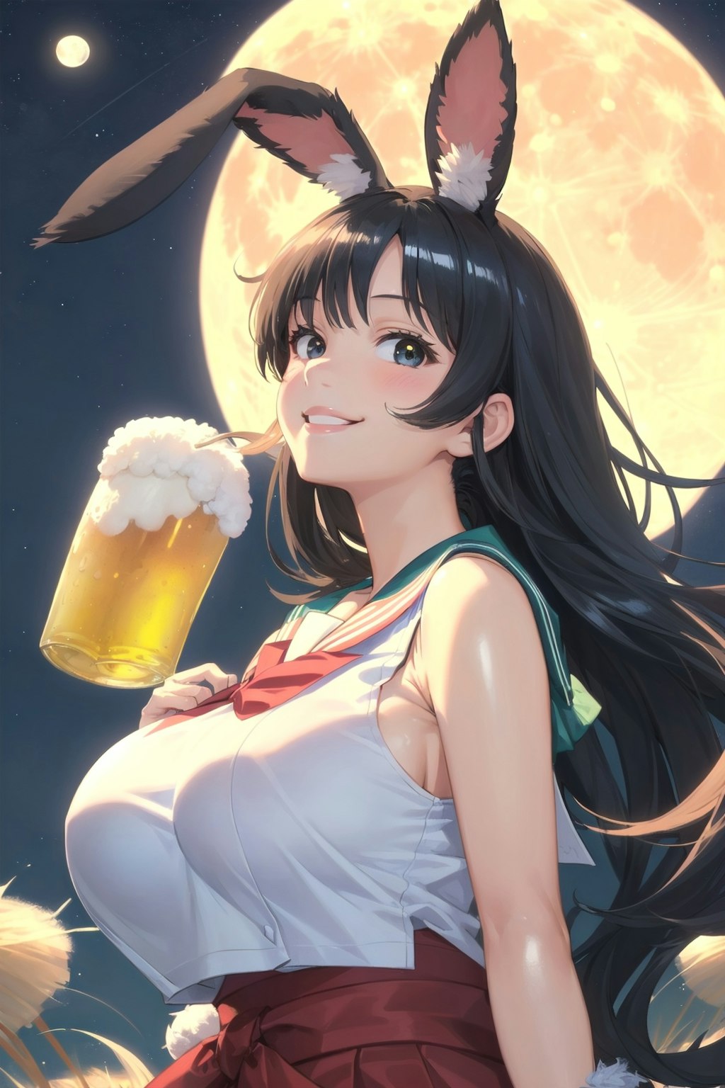 満月に乾杯！