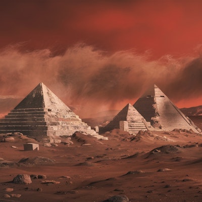 火星のピラミッド