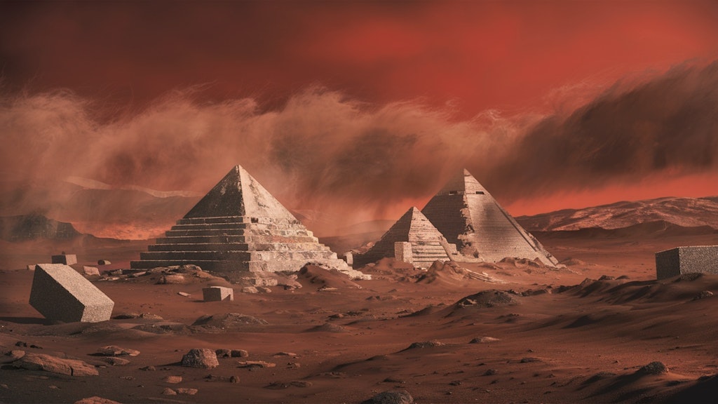 火星のピラミッド