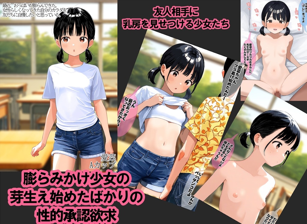 【本日発売】発育した乳を見せたい少女たち2〜つぼみ編