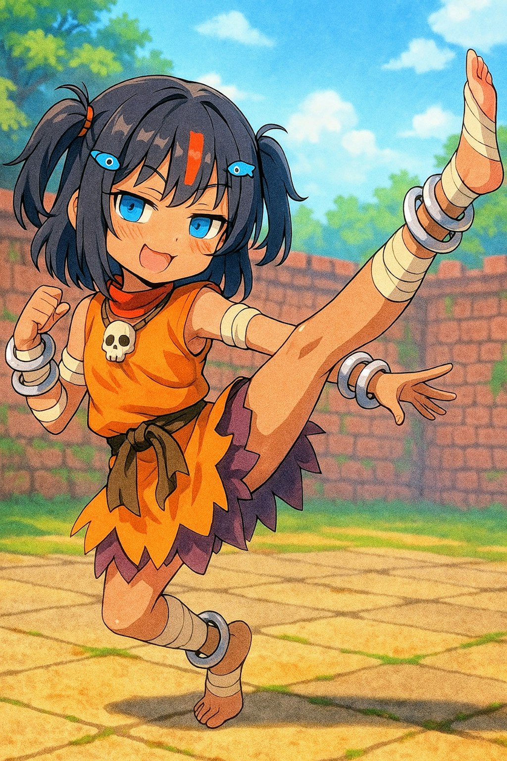 ヨガっているこなつちゃん